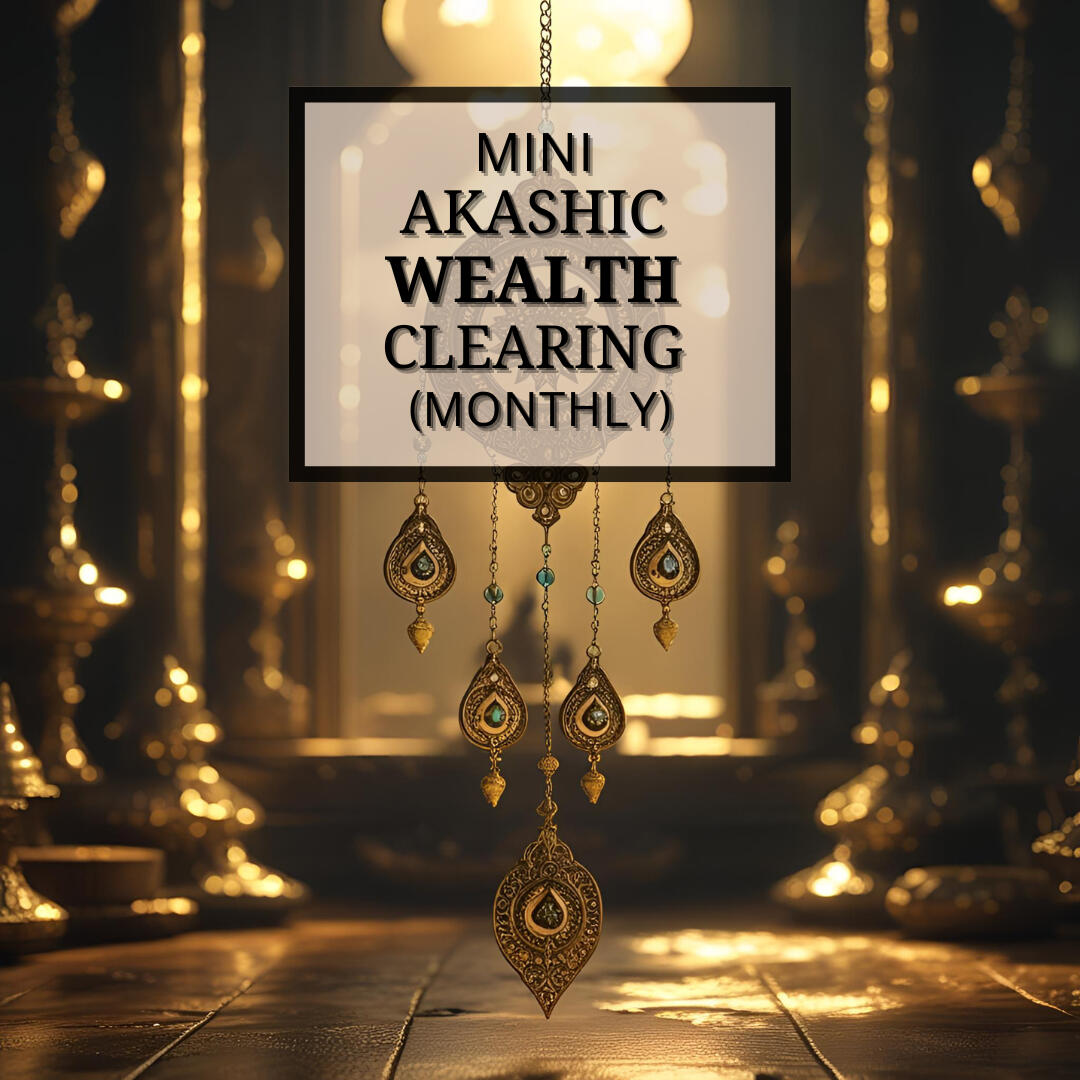 Mini Akashic Wealth Clearing (Monthly)